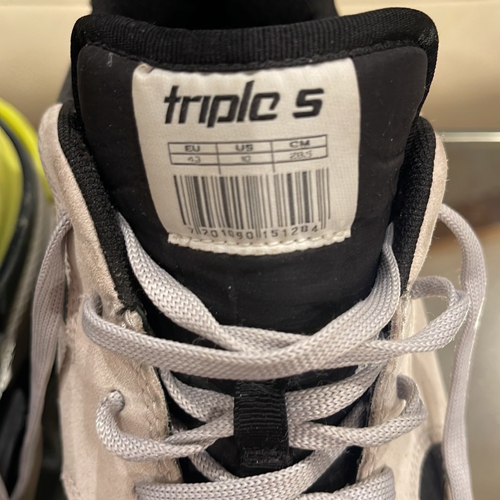 Balenciaga Triple S men’s sneakers size 10. Authentic and in good condition - Picture 10 of 13